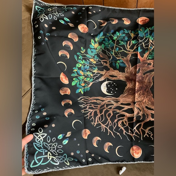 New Mysterious Tree of Life Mushroom Forest Tapestry Wall Hang Bohemian Decor - Picture 7 of 9